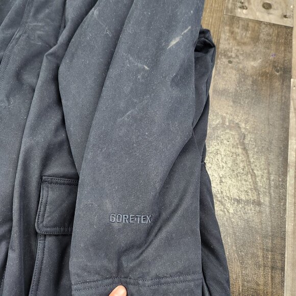 Vintage LL Bean size XL Quilted Lined Gore-tex Insulated Wool Polyester Jacket - Picture 10 of 10